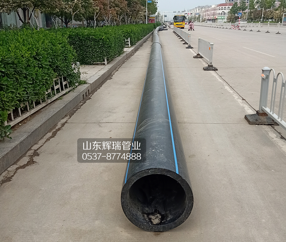 城镇pe给水管施工案例