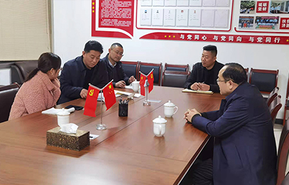 县委常委、副县长李兆胜，县科技局局长程树民一行莅临公司指导企业科技创新
